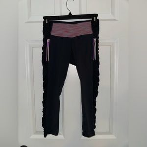 Lululemon Ruched Capri Leggings